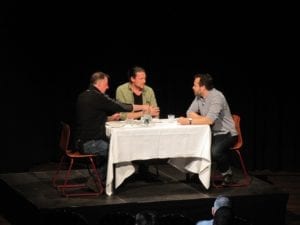 KOST - Van Dinther (l), Levie (r) en Desramaults (midden)