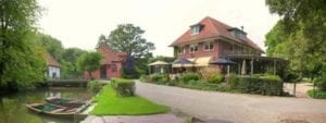 Schilderachtige ligging van het restaurant.