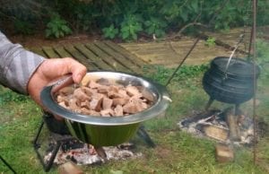 In plakjes gesneden - en gepelde - tongen